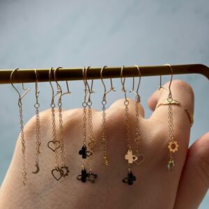 گوشواره تاج شرابه ای